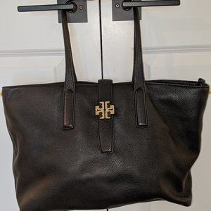 Tory Burch Black Leather Shoulder Bag